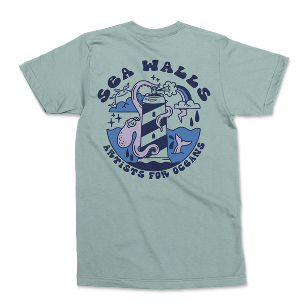 Sea Walls Logo Remix by Hannah Eddy T-Shirt