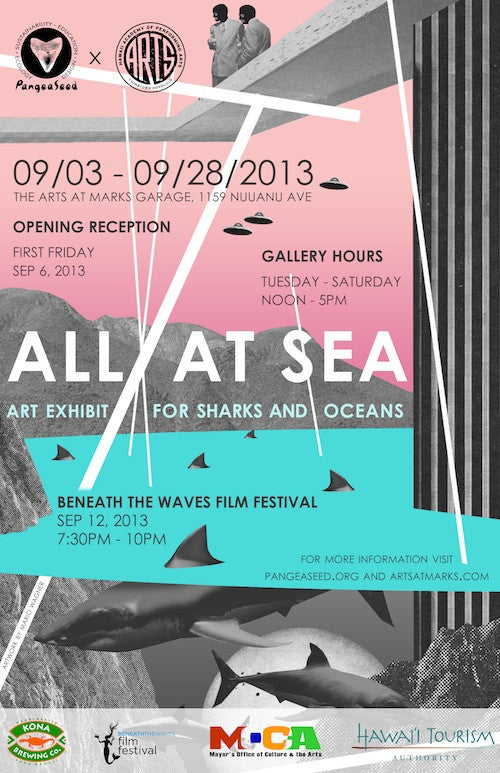 All At Sea: Art Exhibit for Sharks & Oceans